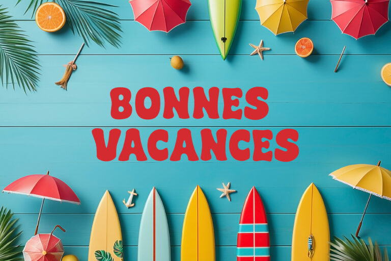 A l’année prochaine !