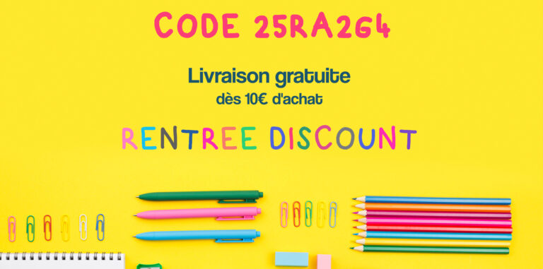 RENTRÉE DISCOUNT – 25RA2G4 – livraison gratuite DPD à domicile/bureau