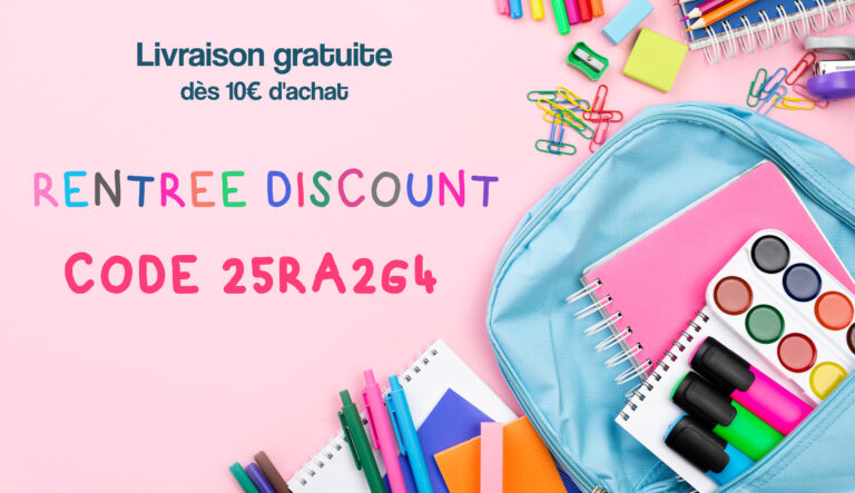 RENTRÉE DISCOUNT – 25RA2G4 – livraison gratuite DPD à domicile/bureau